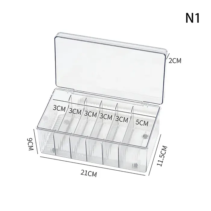 Boîte de rangement de grande capacité pour outils de maquillage