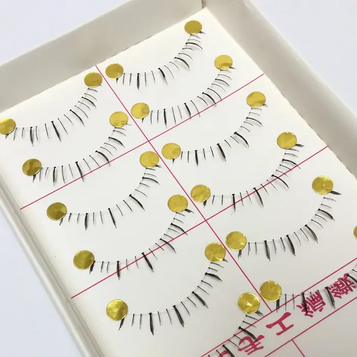 10 paires de faux cils inférieurs doux faits à la main cils inférieurs faux cils inférieurs bande tr