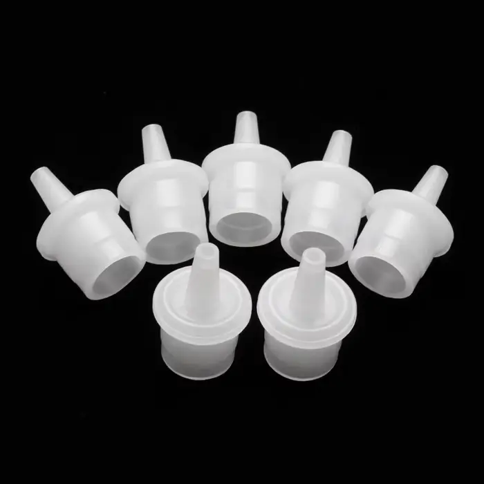 Bouchon de bouteille de colle pour cils, 20 pièces, buse de tasse adhésive, support adhésif, bouchon