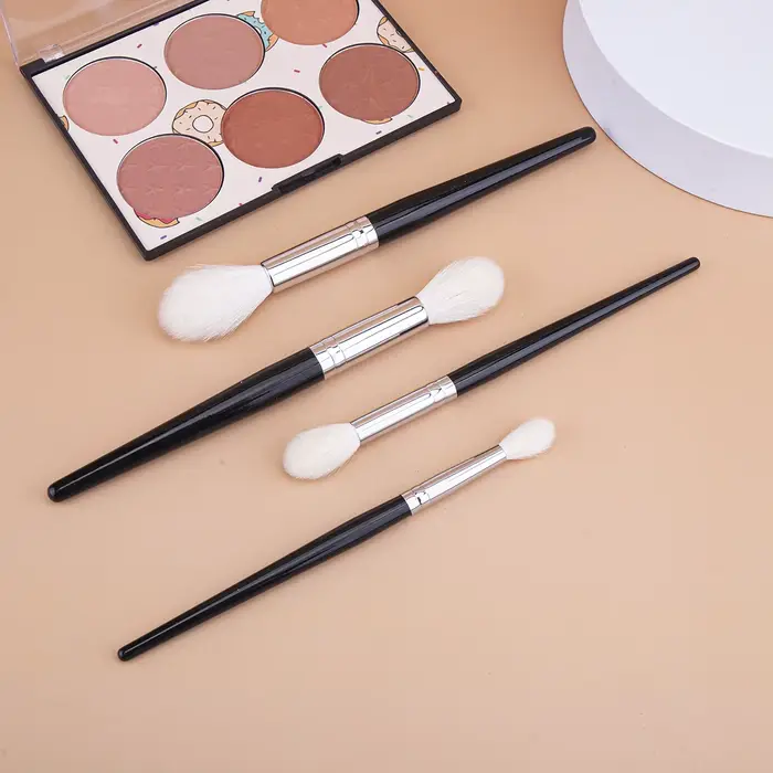 Pinceau surligneur de maquillage 100% poils de chèvre, surligneur conique, poudre de réglage du visa
