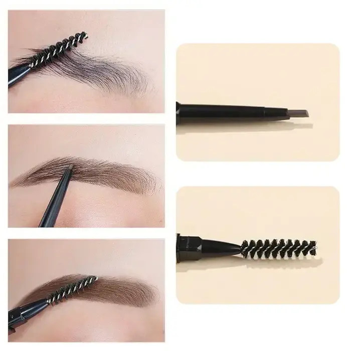 Petit crayon à sourcils à barre d'or