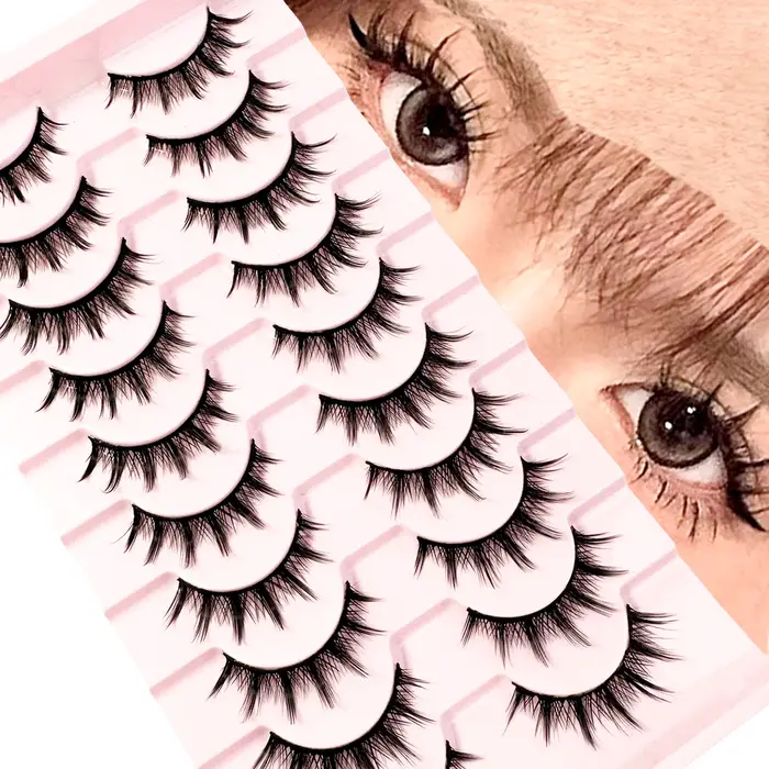 Faux cils d'aspect naturel