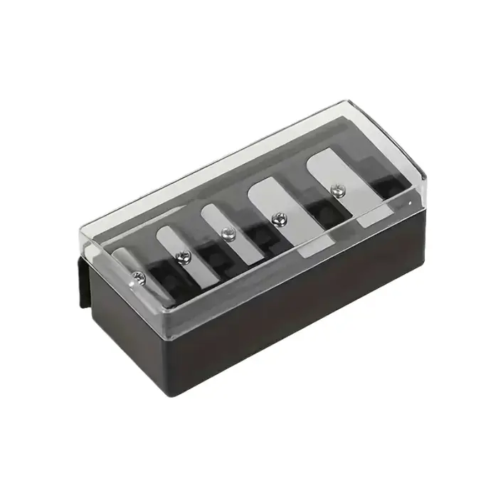 Taille-crayon de maquillage à 5 trous, opération manuelle, crayon à sourcils, affûtage lisse pour l'