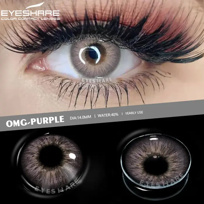 EYESHARE 1 paire de lentilles de Contact de couleur pour les yeux cosmétiques SIAM lentilles de Cont