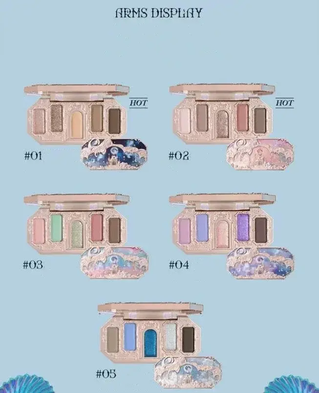Flower Knows – Palette de fards à paupières sirène au clair de lune
