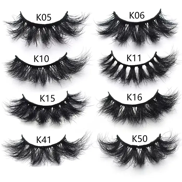 FOXESJI-Faux-cils en Vison Doux et Naturels, Vente en Gros, pour les Affaires