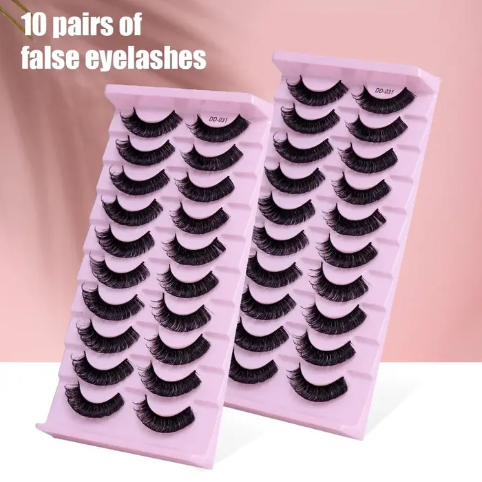 10 paires de cils