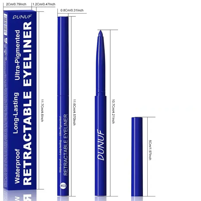 Eyeliner liquide imperméable à séchage rapide