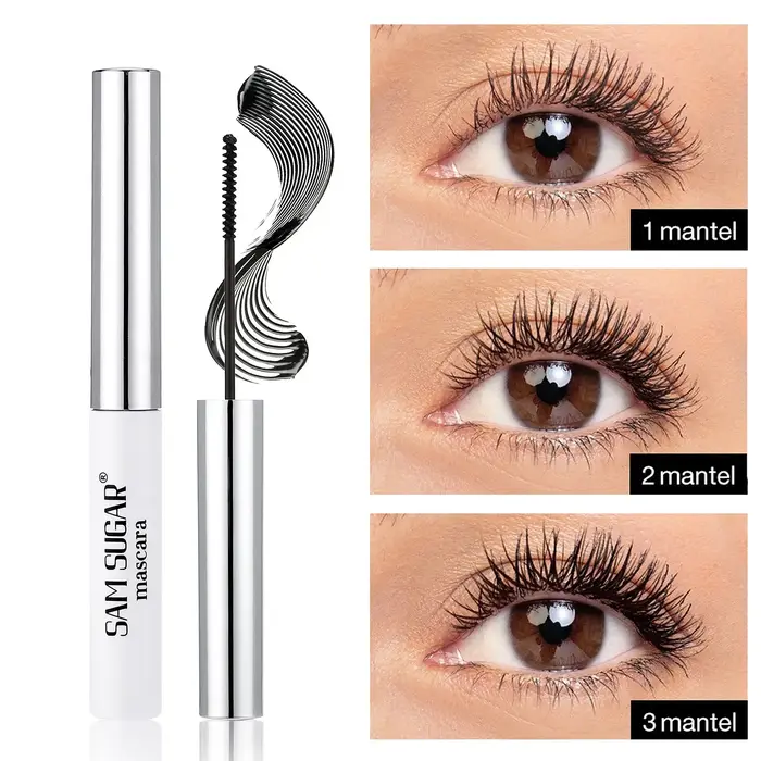 Mascara mince coloré imperméable à l'eau séchage rapide cils recourbés