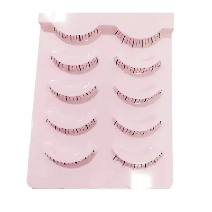 5 paires de cils inférieurs Pack 8 Styles différents sous les cils cils inférieurs doux 100% cils in