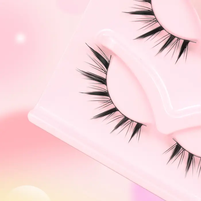 5 paires de faux cils inclinés en forme de renard