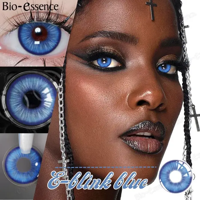 Bio-essence 1 paire de lentilles de Contact colorées
