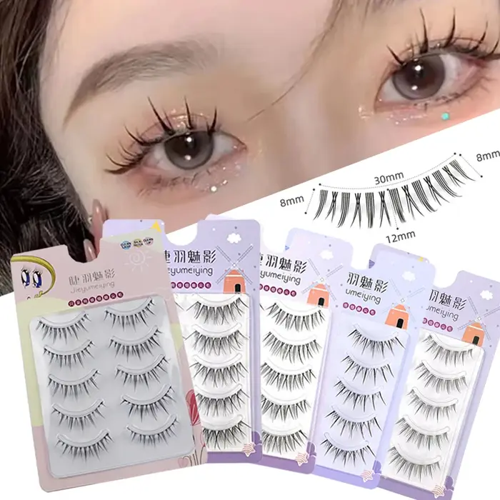 Extension de faux cils en vison naturel croisé
