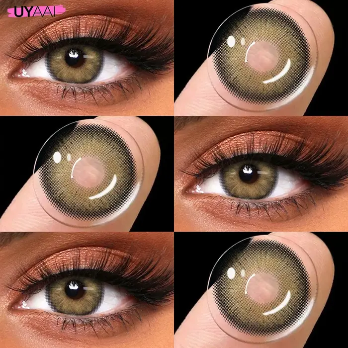 UYAAI Lentilles Naturelles Marron