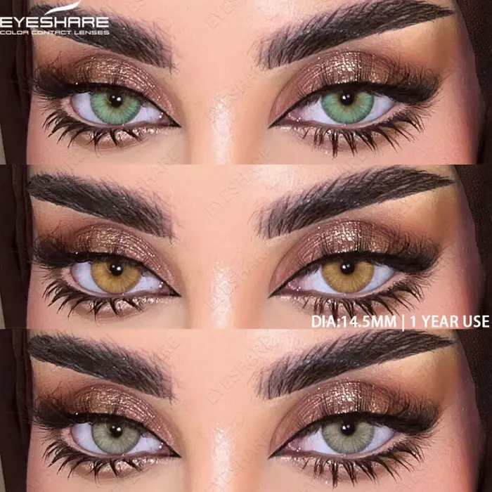 EYESHARE 1 paire de lentilles de Contact de couleur pour les yeux
