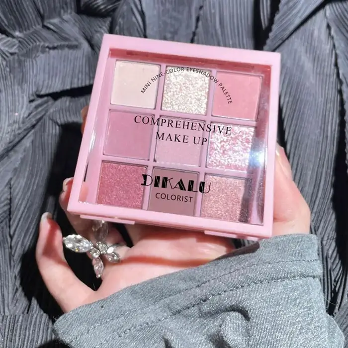 Palette de fards à paupières Rose 9 couleurs