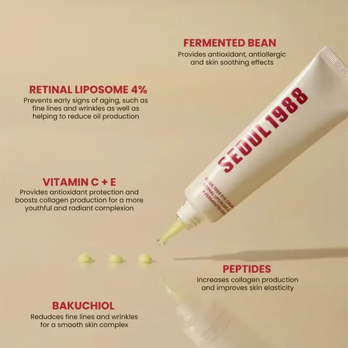 Séoul 1988 crème pour les yeux au rétinol 4% traitement Anti-âge