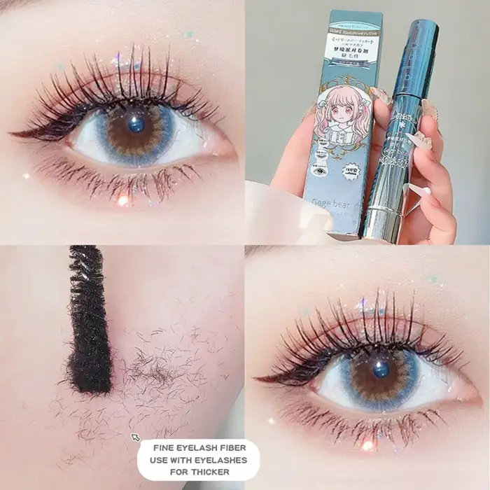 Gege Bear-Mascara bouclé noir fleur de soleil