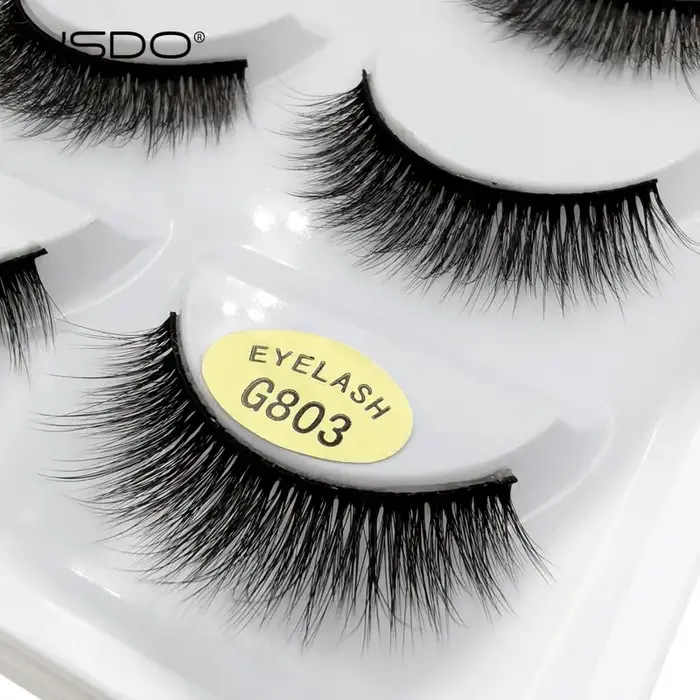 YSDO 3/5 paires 3D vison cils cheveux naturels faux