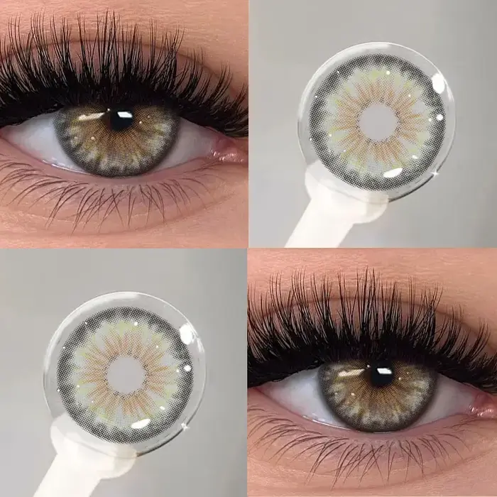 KSSEYE 1 paire de lentilles de Contact de couleur naturelle Cleopatra série 2.0 pour les yeux
