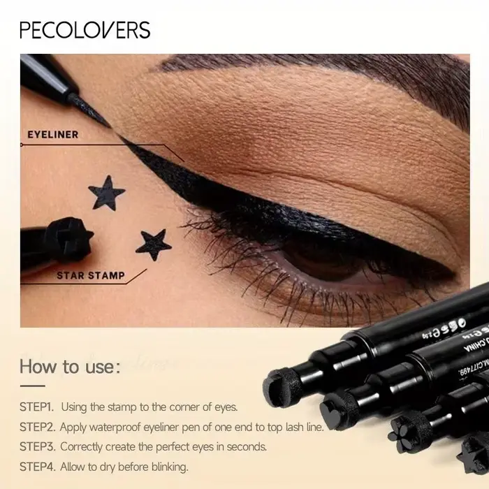 Eyeliner liquide noir 2 en 1