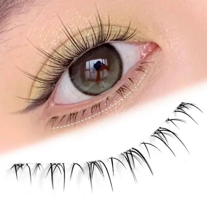 5 paires de cils inférieurs sous