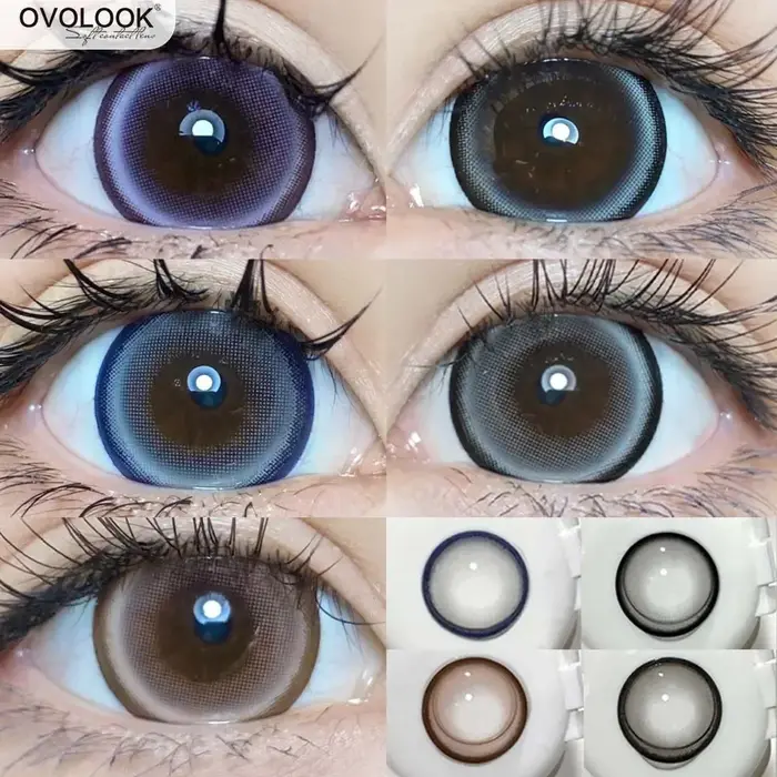 2PCS/paire grandes lentilles série perle