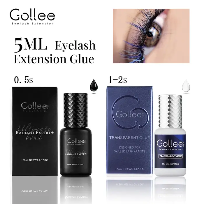 Gollee 0.5s colle à cils à séchage rapide