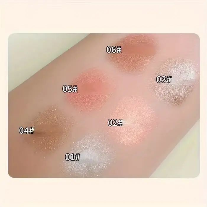 Fard à paupières bâton crayon imperméable paillettes mat