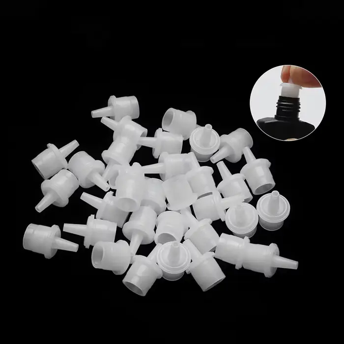 Bouchon de bouteille de colle pour cils, 20 pièces, buse de tasse adhésive, support adhésif, bouchon