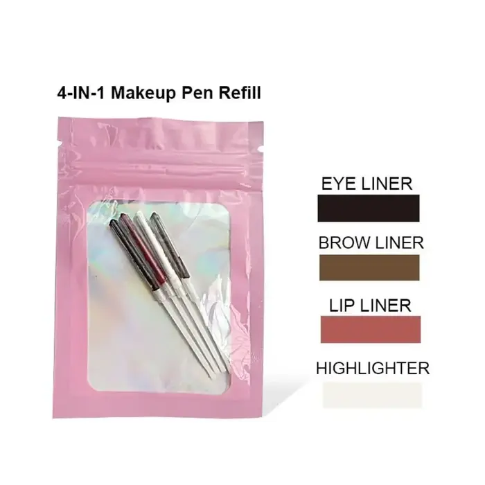 Eyeliner multi-effets 4 en 1, crayon contour des yeux, longue durée, imperméable, cosmétiques, crayo
