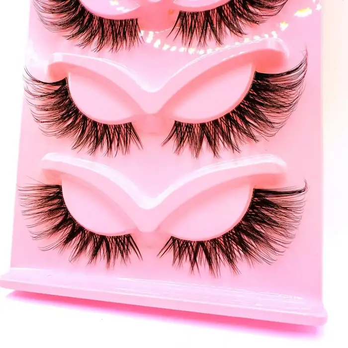 5 paires de faux cils dramatiques