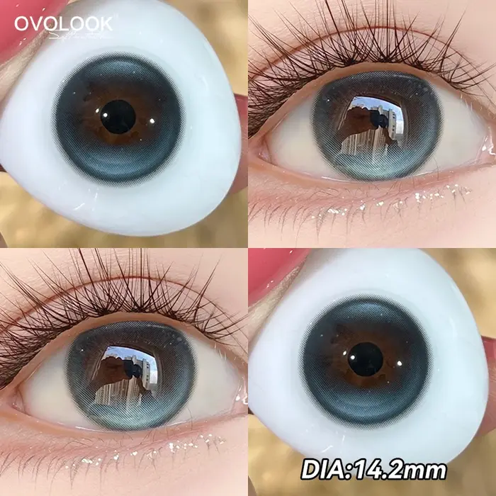 OVOLOOK - 1 Paire de Lentilles de Contact Dreamy pour les Yeux