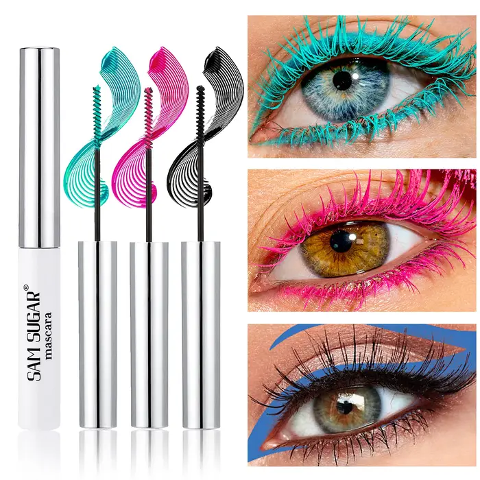 Mascara à friser coloré