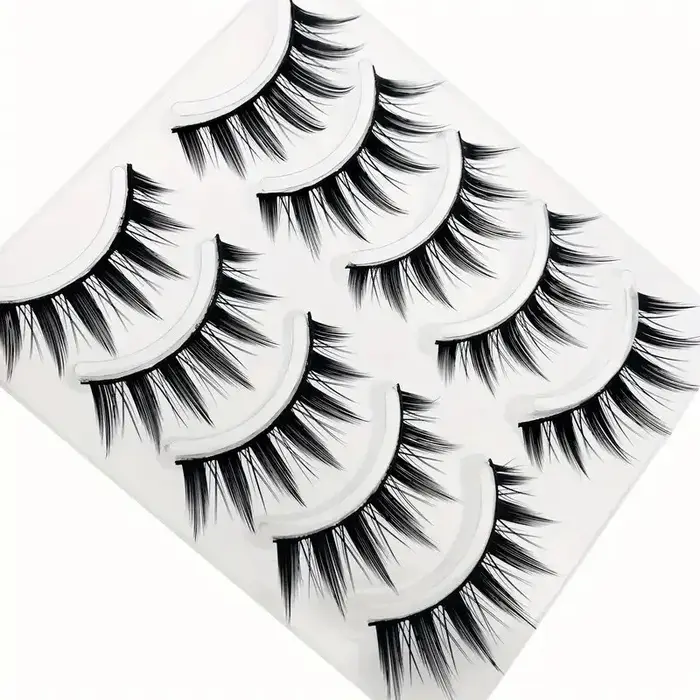 Améliorez votre look avec des faux cils inspirés du Manga – Lot de 5
