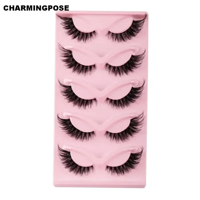 CHARMINGPOSE 5 paires de cils œil de chat | Faux