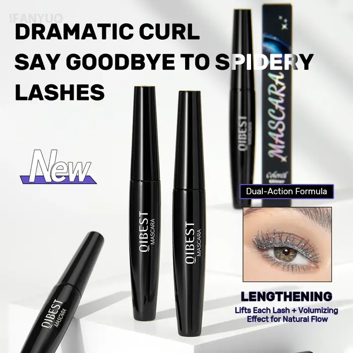 Mascara diamant rose résistant à la sueur