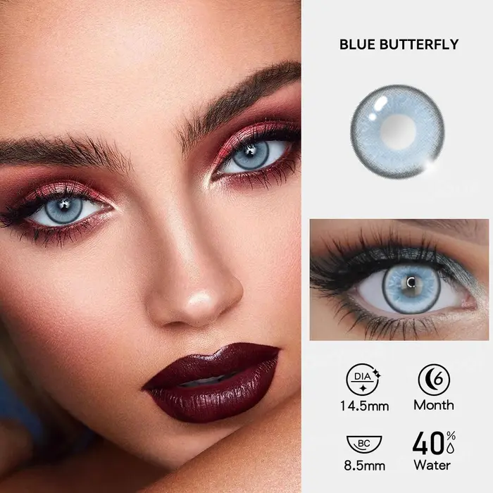 2pcs/paire nouvelles lentilles de Contact Cosplay pour les yeux maquillage élèves cosmétiques