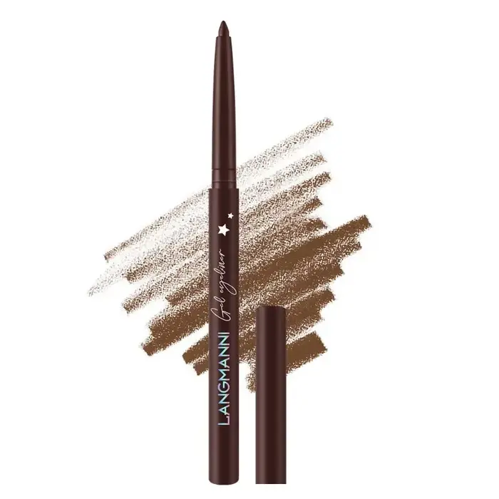 Crayon Eyeliner Gel à Application Facile Ultra-Lisse Imperméable Longue Tenue pour la Ligne des Yeux et des Cils