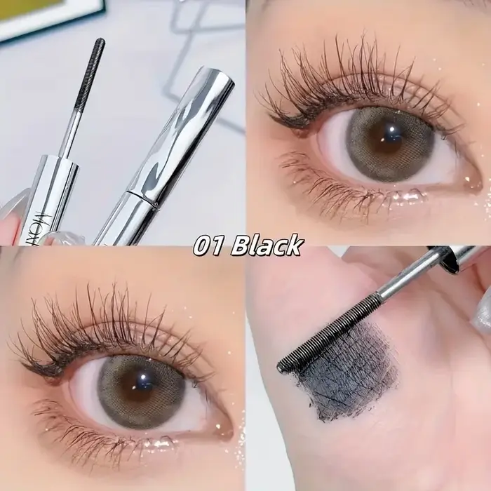 Mascara à tête de brosse en spirale imperméable