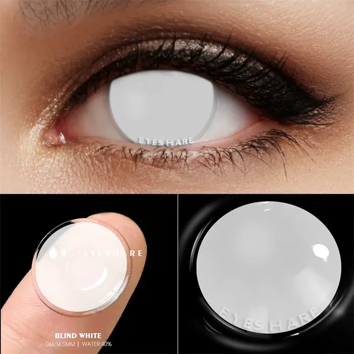 EYESHARE 2 pièces/paire Halloween lentilles de Contact colorées Anime Cosplay yeux
