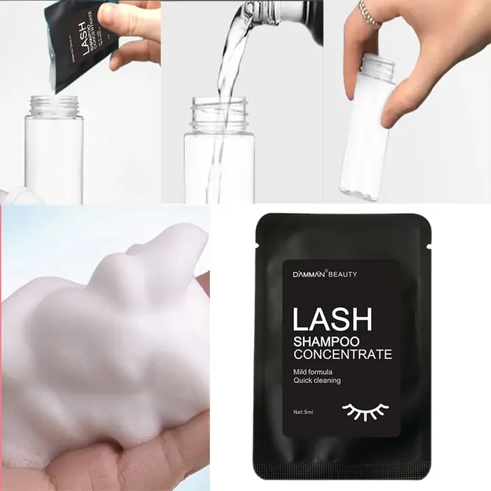 Mousse nettoyante pour cils