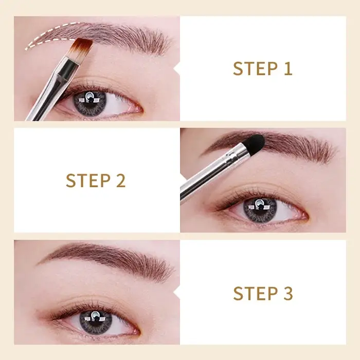 Palette de poudre à sourcils 2 couleurs
