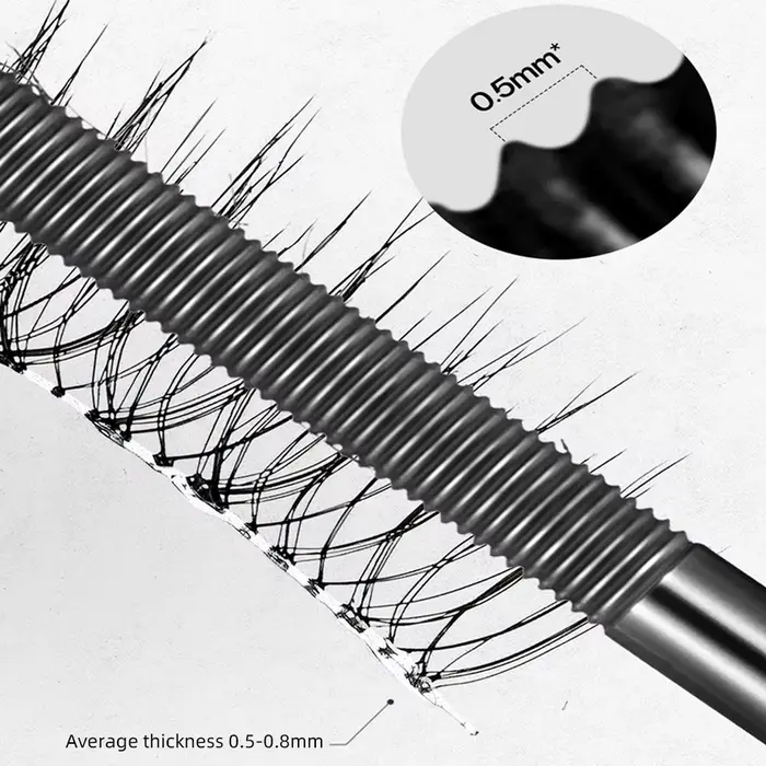Mascara à cils en fer métallique