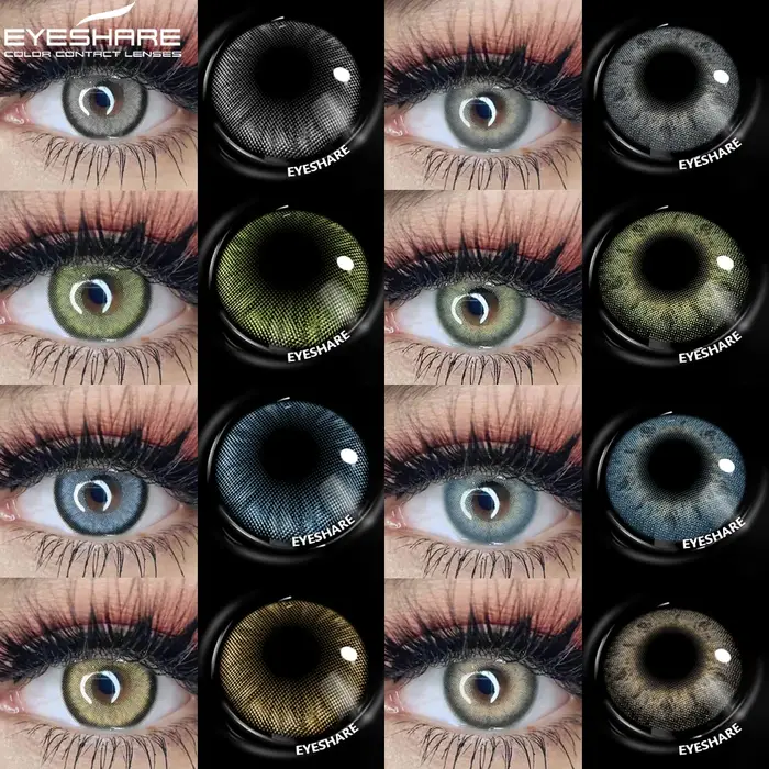 EYESHARE 2 pièces lentilles de contact colorées pour les yeux