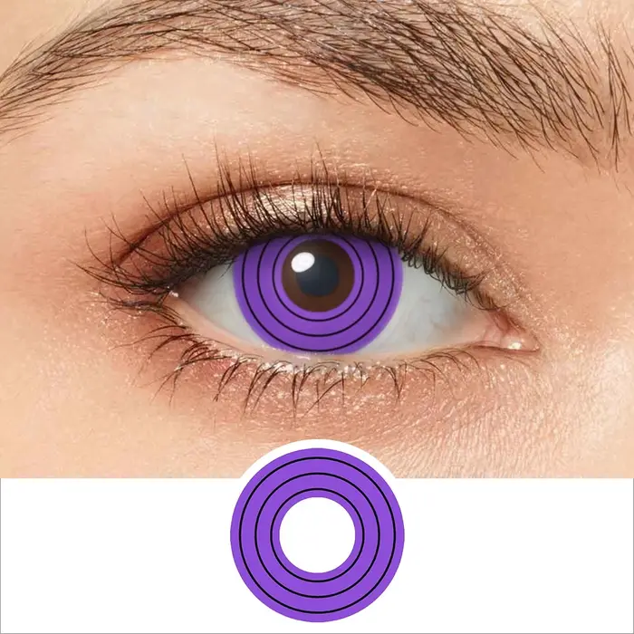Pseyeche 14MM Sharingan Rinnegan Halloween lentilles de Contact Sclera lentilles Cosplay yeux Contac