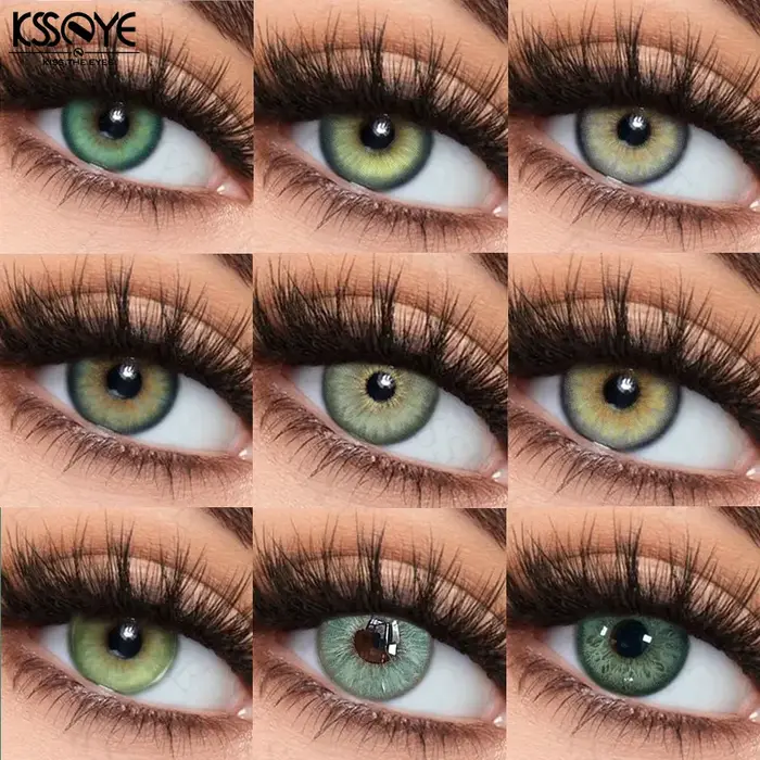 KSSEYE 1 paire de lentilles de Contact de couleur naturelle pour les yeux