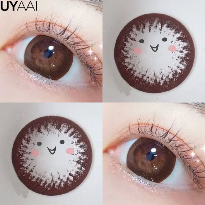 Lentilles de contact colorées UYAAI : Noir
