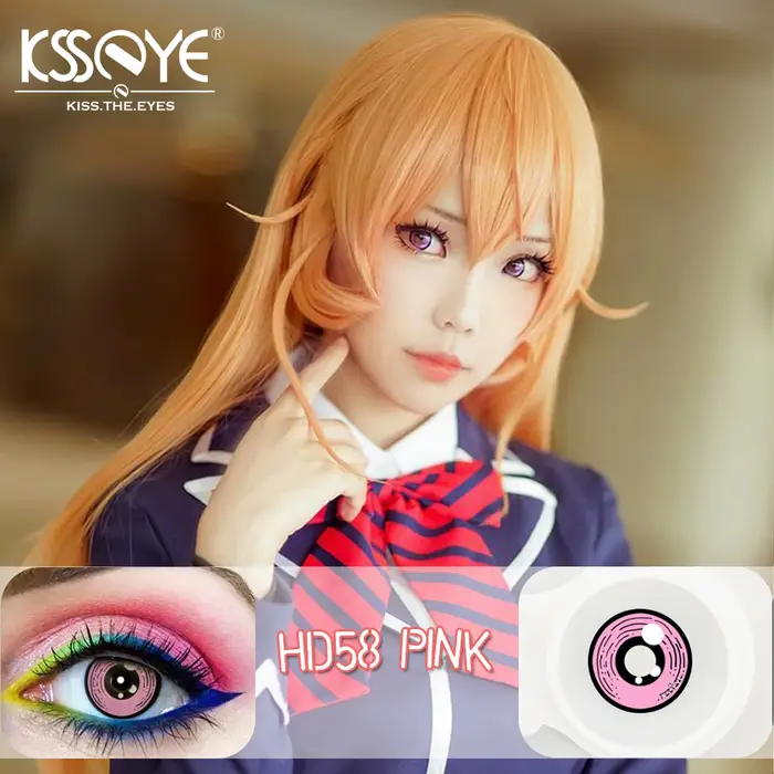 KSSEYE-Lentilles de Contact Colorées Legend Blue, pour Cosplay, Anime, Halloween