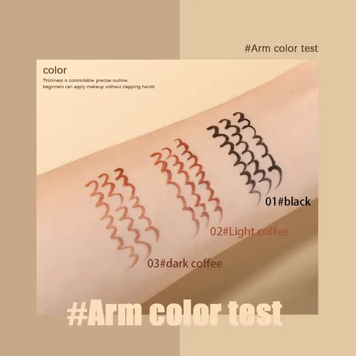 Stylo Eyeliner Waterproof à vaccage Rapide en Continu